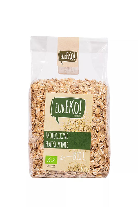 EUREKO Płatki żytnie 300 g - BIO