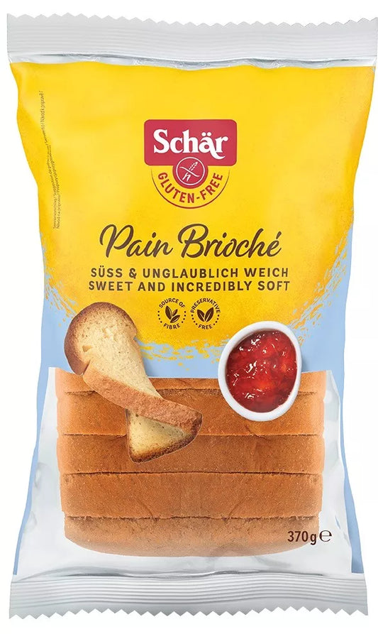 SCHAR Chleb słodki bezglutenowe - Pain Brioche (370g)