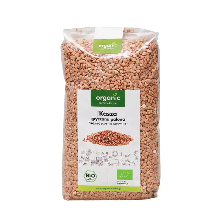 ORGANIC Kasza gryczana palona, ekologiczna (500g) - BIO