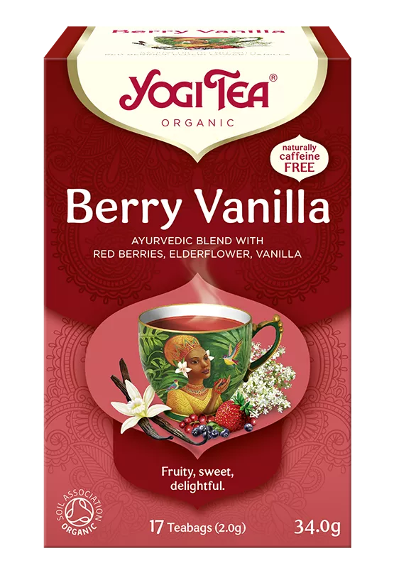 YOGI TEA Herbatka owoce jagodowe - wanilia (Berry Vanilla) (17 x 2 g) (34 g) - BIO