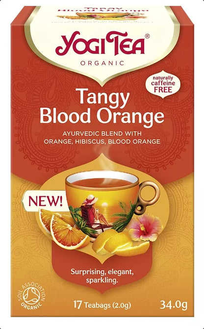 YOGI TEA Herbatka orzeźwiająca czerwona pomarańcza (Tangy Blood Orange) (17 x 2 g) (34 g) - BIO