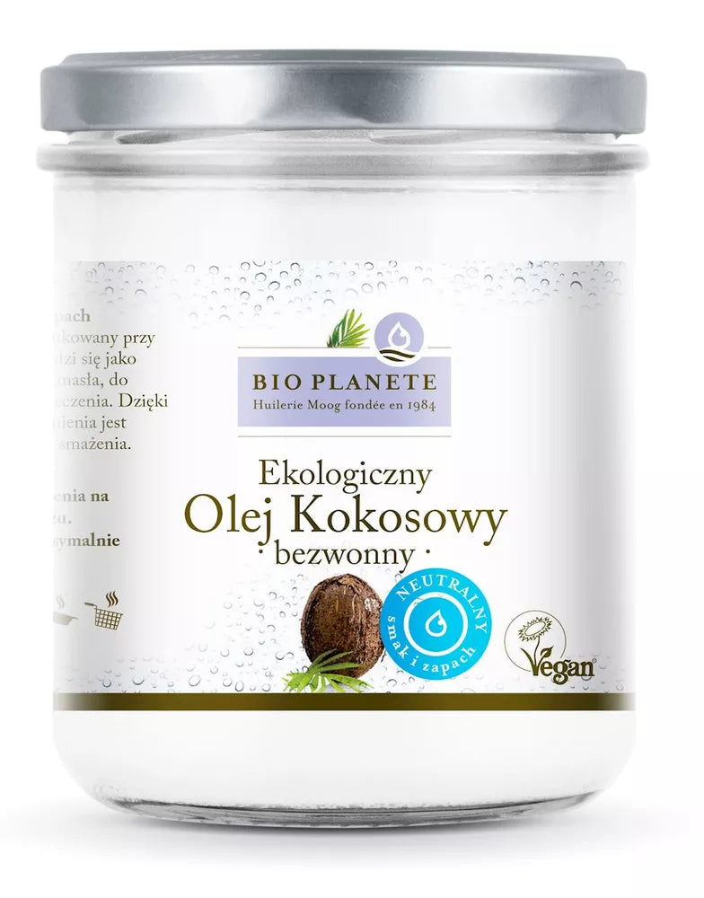 BIO PLANETE Olej kokosowy virgin (400ml) - BIO
