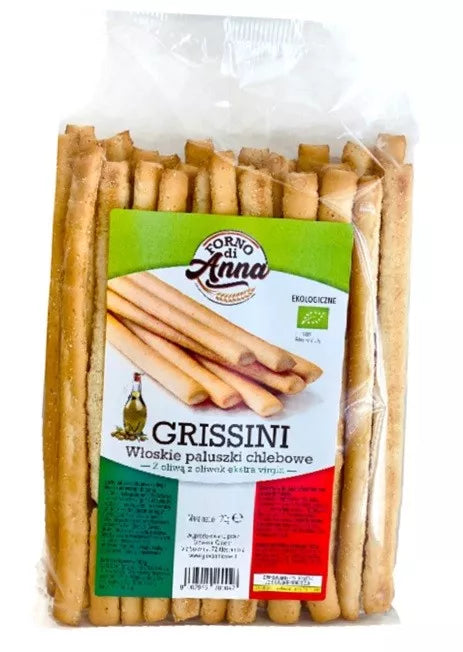FORNO DI ANNA Grissini z mąki półpełnoziarnistej (120g) - BIO