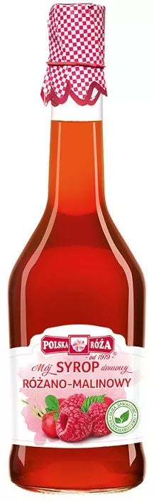 POLSKA RÓŻA Syrop różano - malinowy (500 ml)