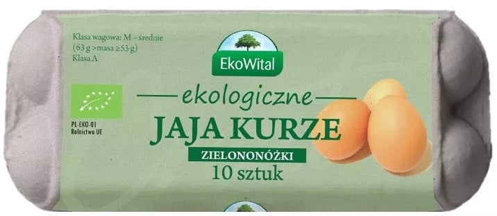 *EKOWITAL Jaja ekologiczne [M]  (10szt.) - BIO (f)