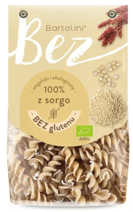 BARTOLINI Makaron z sorgo świderek (fusilli) bezglutenowy (250g) - BIO