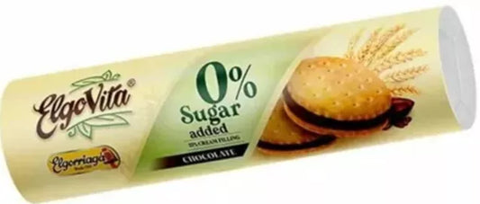 ELGOVITA Ciastka markizy z kremem o smaku cytrynowym bez cukru (180 g)