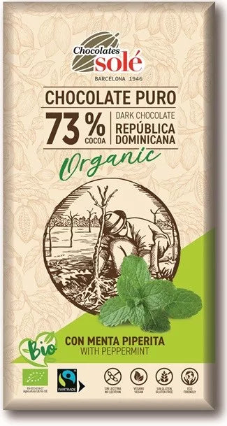 SOLE Czekolada gorzka 56% kakao z cynamonem bezglutenowa (100 g) - BIO