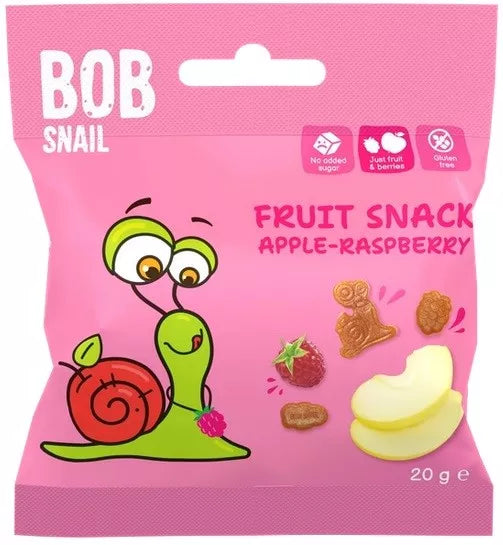 BOB SNAIL Żelki owocowe jabłko malina (20 g)