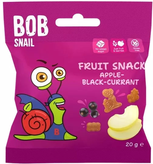 BOB SNAIL Żelki owocowe jabłko czarna porzeczka (20 g)