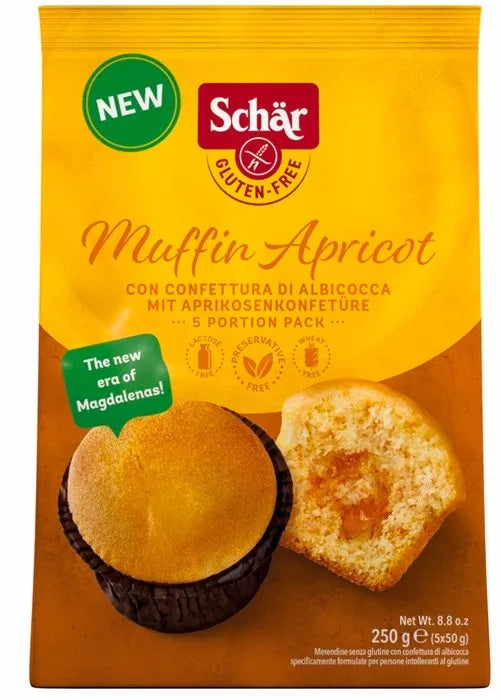 SCHAR Muffin apricot- babeczki morelowe bezglutenowe (250 g)