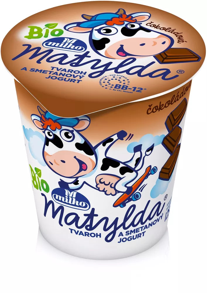*MILKO MATYLDA Serek czekoladowy ekologiczny (125g) - BIO