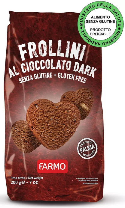 FARMO Ciasteczka czekoladowe bezglutenowe bez laktozy (200 g)