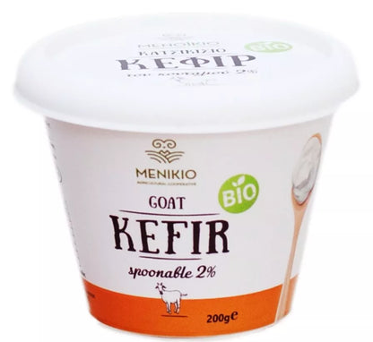 *MENIKIO Kefir kozi gęsty (200 ml) - BIO