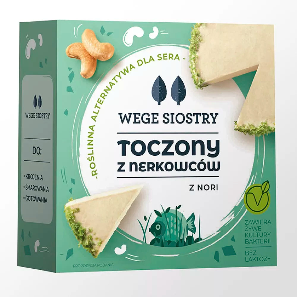 *WEGE SIOSTRY Toczony z nerkowców sól wędzona z nori (140g)