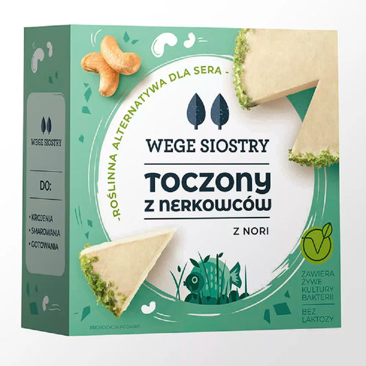 *WEGE SIOSTRY Toczony z nerkowców sól wędzona z nori (140g)