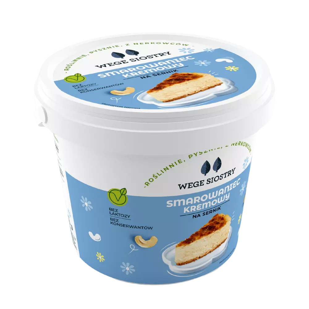 *WEGE SIOSTRY Smarowaniec kremowy na sernik (750 g)