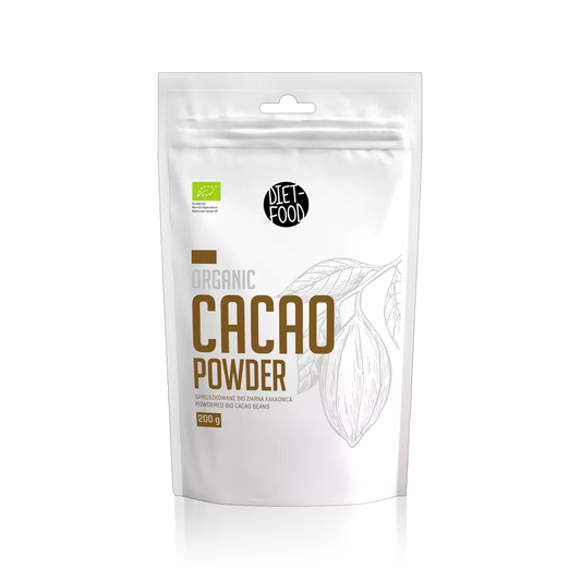 DIET-FOOD Kakao sproszkowane (200g) - BIO