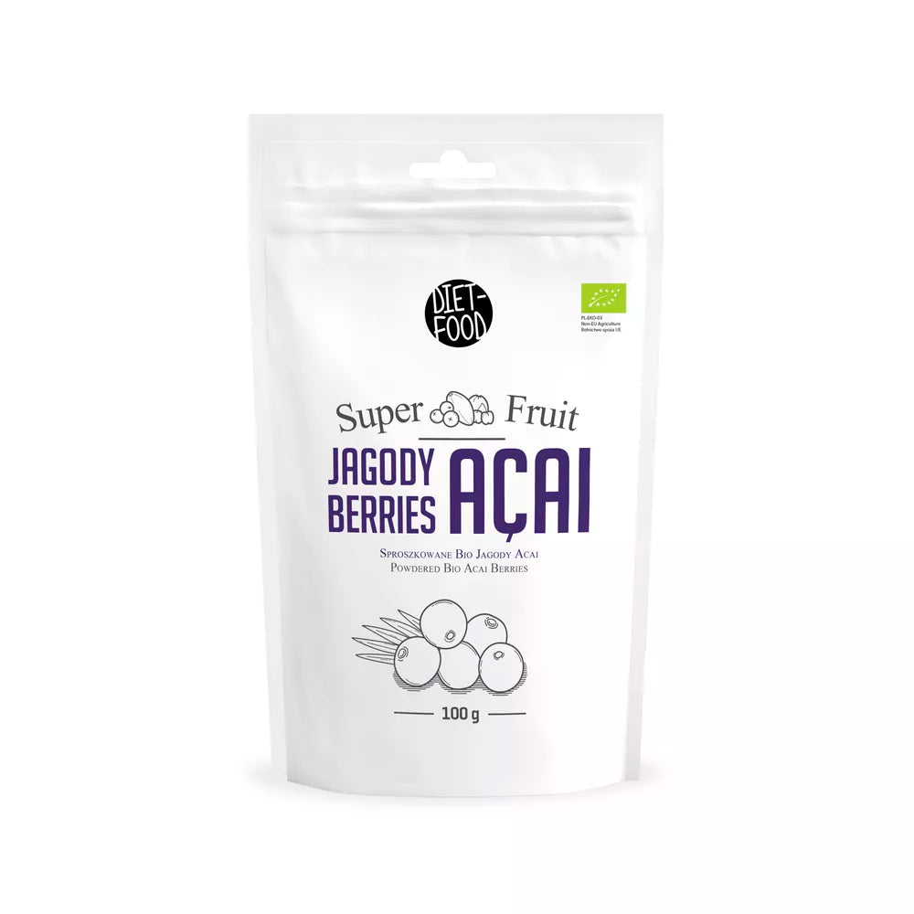 DIET-FOOD Chia - nasiona szałwii hiszpańskiej (200g) - BIO