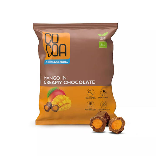 COCOA Mango w czekoladzie creamy bez dodatku cukru (70 g) - BIO