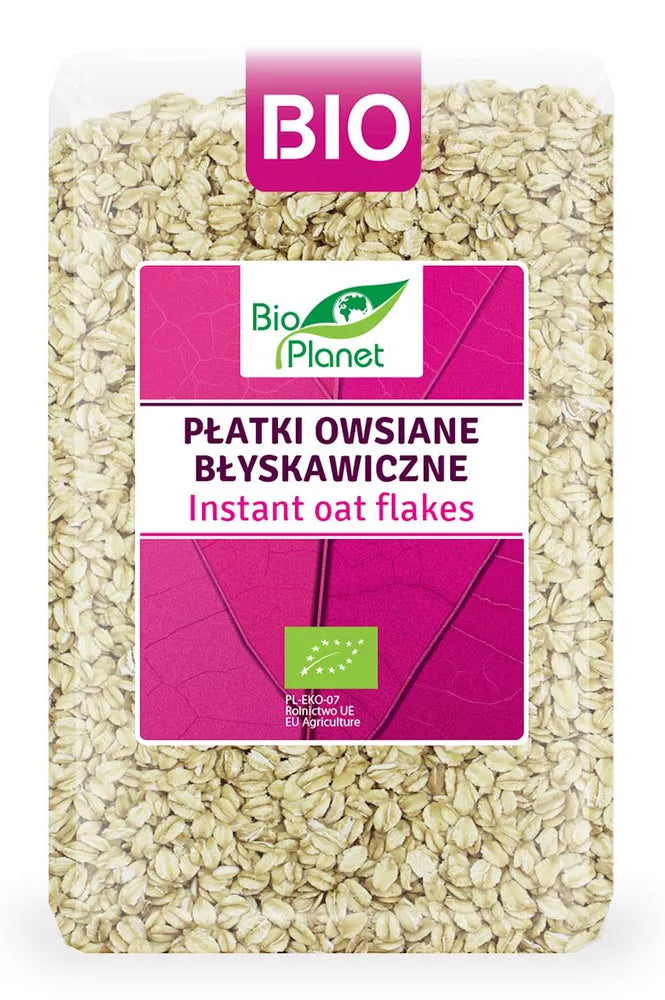 BIO PLANET Płatki owsiane błyskawiczne (1 kg) - BIO
