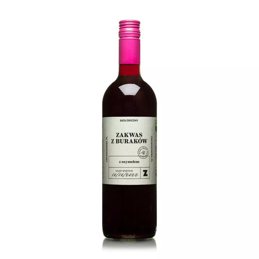 *DELIKATNA Zakwas z buraków tradycyjny z oxymelem (700ml) - BIO (f)