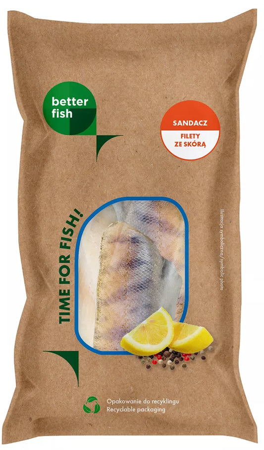 ***BETTER FISH Dorsz atlantycki filet bez skóry mrożony (475 g) - MSC