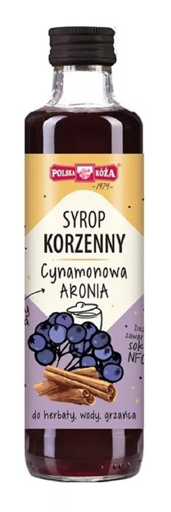 POLSKA RÓŻA Syrop korzenny Malina i przyprawy korzenne (250 ml)