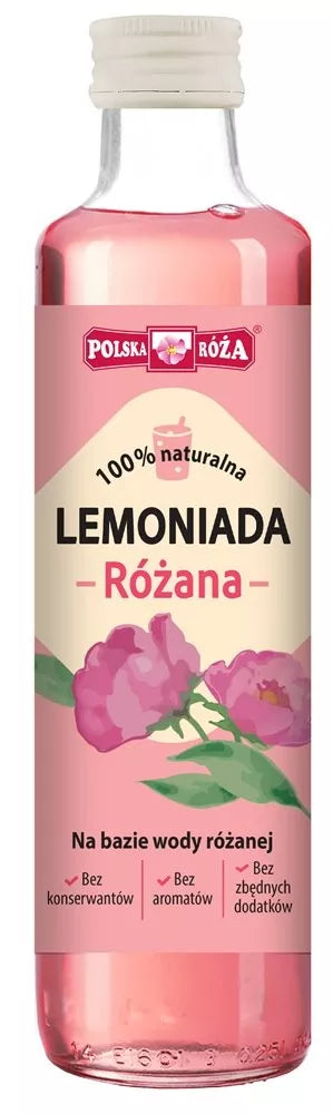 POLSKA RÓŻA Lemoniada malinowa z cytryną (250 ml)