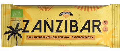 ZMIANY ZMIANY Baton owocowy Zanzibar bezglutenowy (40 g) - BIO