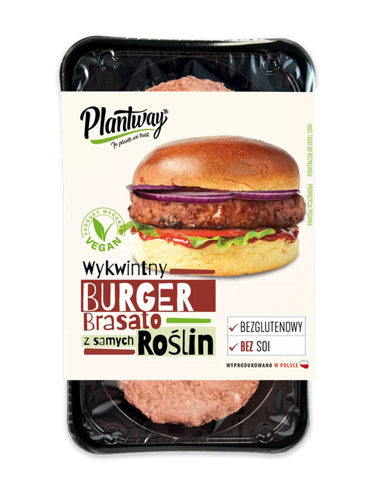 PLANTWAY BURGER ROŚLINNY BRASATO 200 g