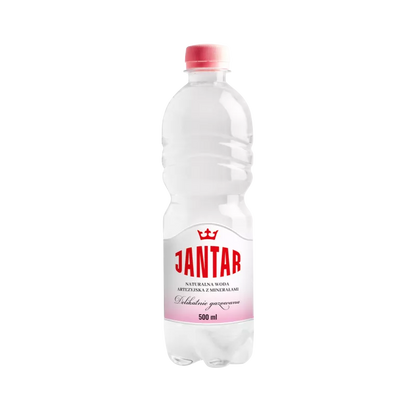 JANTAR Woda źródlana średniozmineralizowana gazowana (500ml)