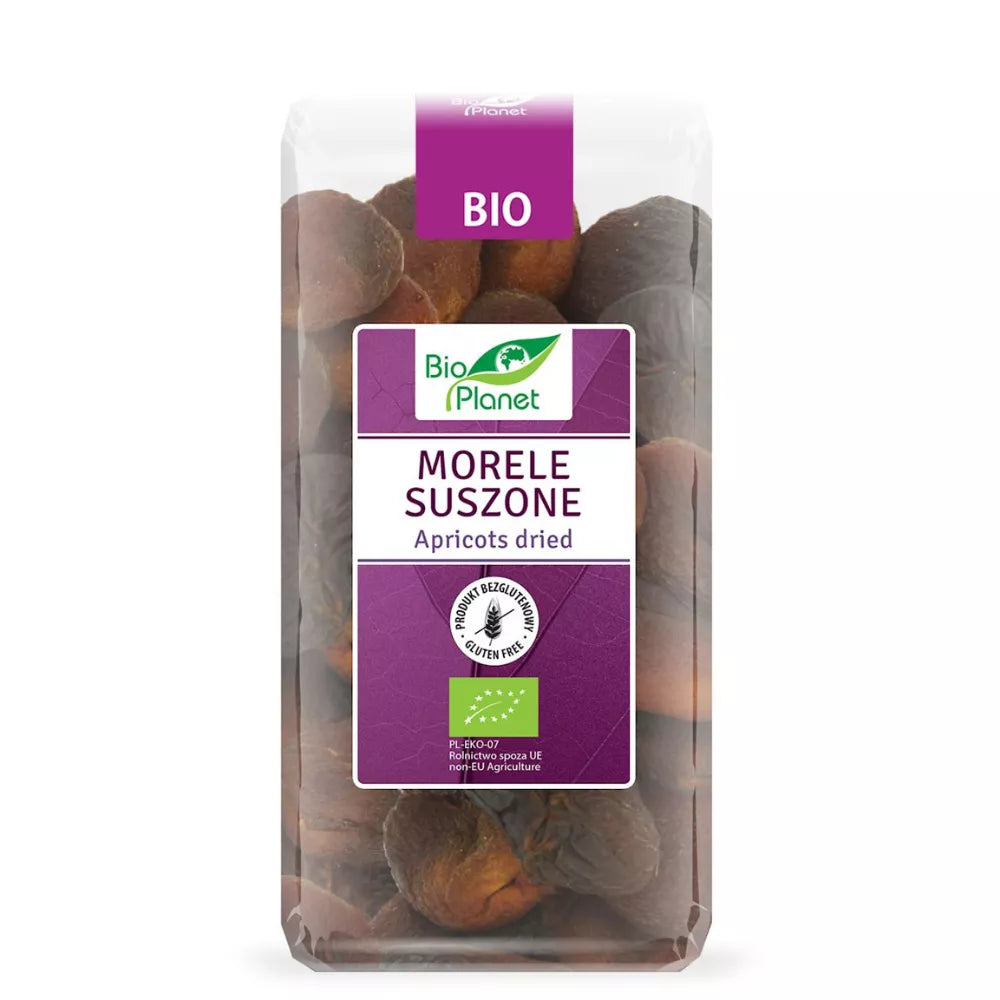 BIO PLANET Morele ekologiczne suszone bezglutenowe (400 g) - BIO