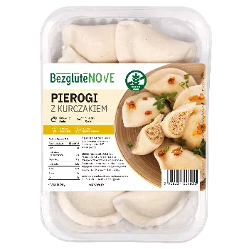 *BezgluteNOVE Pierogi z mięsem (280 g)
