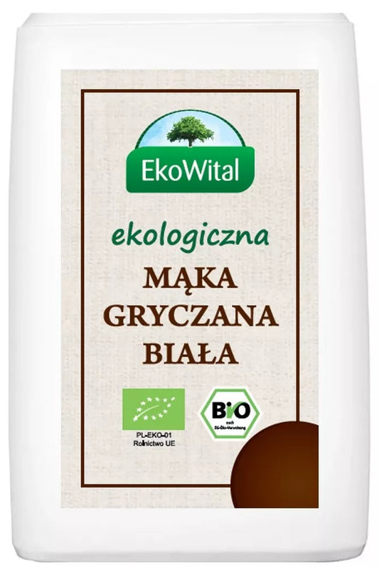 EKOWITAL Mąka gryczana biała (500 g) - BIO