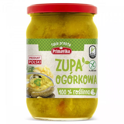 PRIMAVIKA Zupa pomidorowa z ryżem bezglutenowa wegańska (700 g)