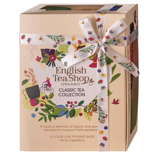 ENGLISH TEA SHOP Zestaw herbatek Classic Tea Collection piramidki (12x2g) (24 g) - BIO