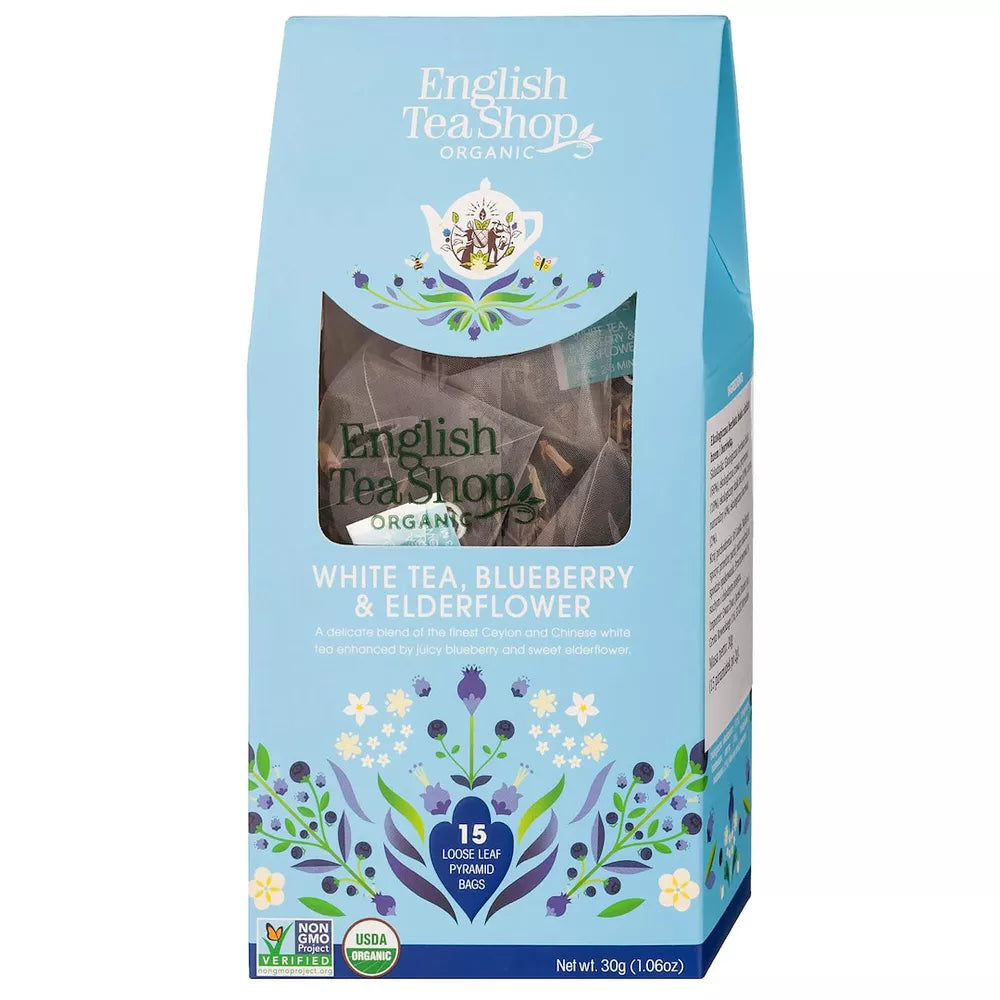 ENGLISH TEA SHOP Herbata English Breakfast 15 piramidek (45 g) - BIO