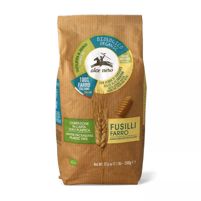 ALCE NERO Makaron spaghetti [semolina] (500g) - BIO