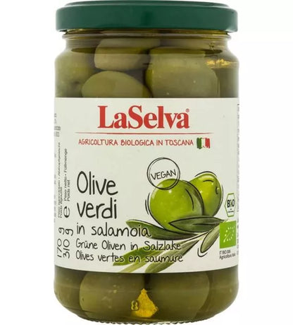 LA SELVA Oliwki czarne w zalewie (310g) - BIO