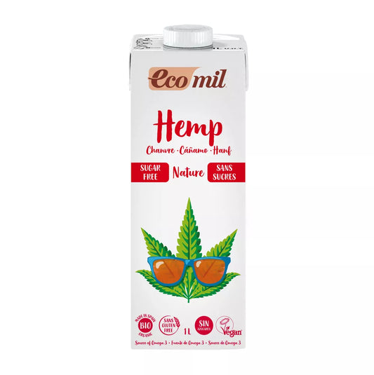 ECOMIL Napój z konopii bez cukru (1l) - BIO