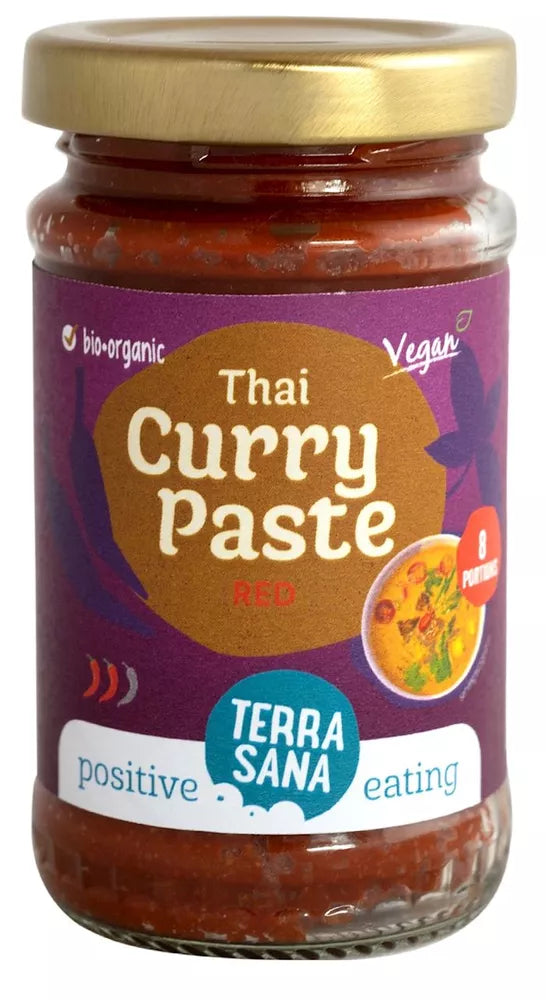 TERRASANA Pasta czerwone curry BIO 120 g - BIO