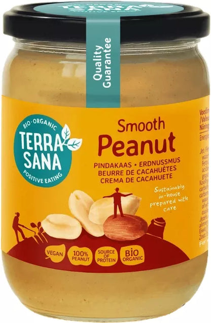 TERRASANA Krem z orzeszków ziemnych prażonych 100 % (500 g) - BIO