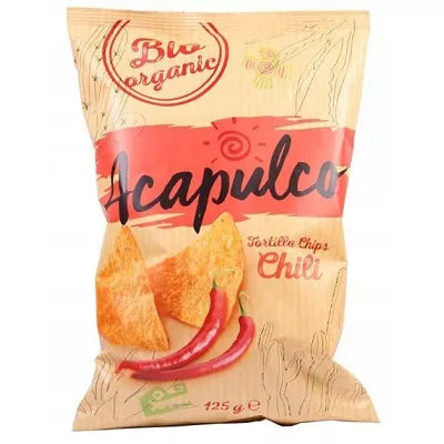 ACAPULCO Nachosy o smaku chili (125g) - BIO