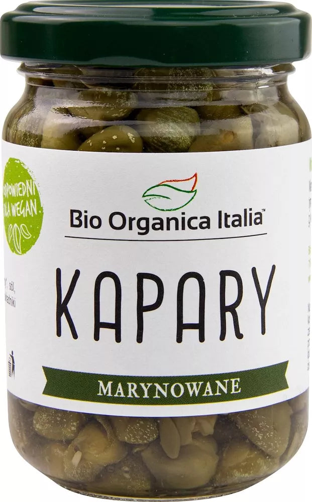 Bio Organica Italia Kapary marynowane bio (słoik)  (90g) 140g