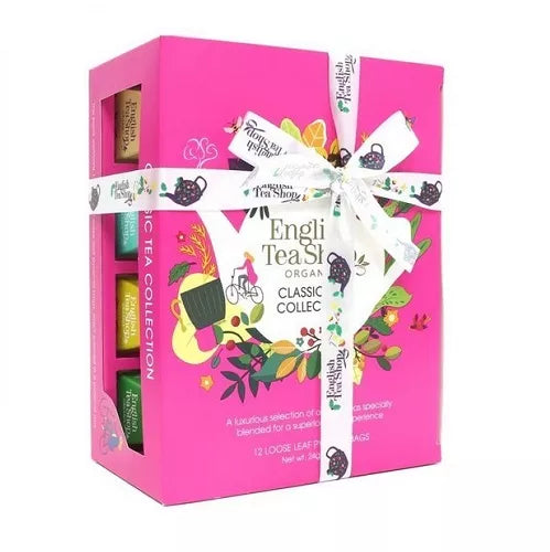 ENGLISH TEA SHOP Zestaw Świąteczny 12 piramidek Red Wonders (12x2g) (24 g) - BIO (Boże Narodzenie)