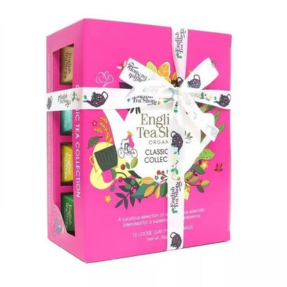 ENGLISH TEA SHOP Zestaw Christmas Tea Green 6 piramidek w 6 różnych smakach (6x2g) (12 g) - BIO (Boże Narodzenie)