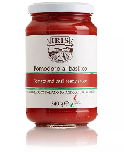 IRIS Sos pomidorowy z bazylią (340g) - BIO
