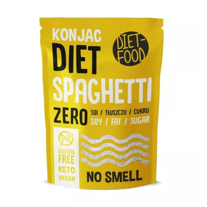 DIET-FOOD Makaron shirataki spaghetti bezglutenowy (Konjac Noodles) (200g)