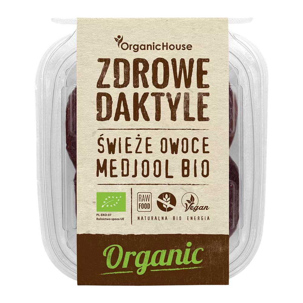 *ORGANIC HOUSE Daktyle świeże medjool (280g) - BIO (f)